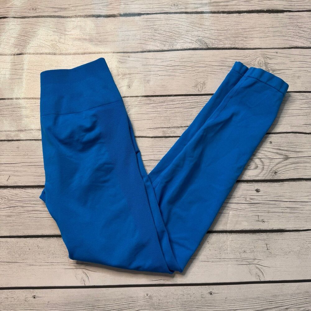 Aurola Blue Leggings Sz:s scrunch butt